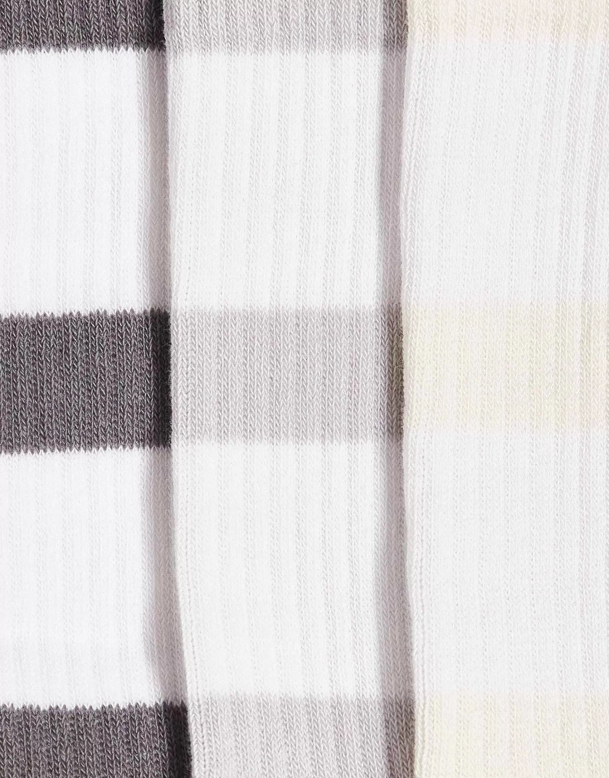Men DESIGN 3 Pack Sports Sock With Thick Stripes In Tones